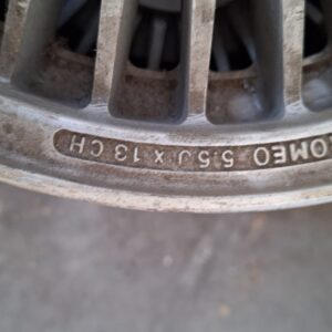 60746304 alloy wheel alfasud /sprint 13" 5.5 J 13 ET40 BWA - Image 2